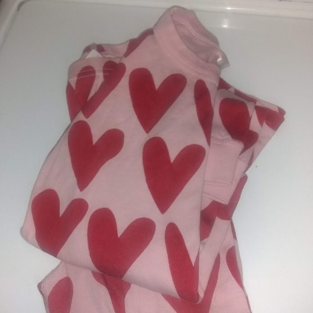Hanna Andersson Organic Valentine Long Johns 150 CM